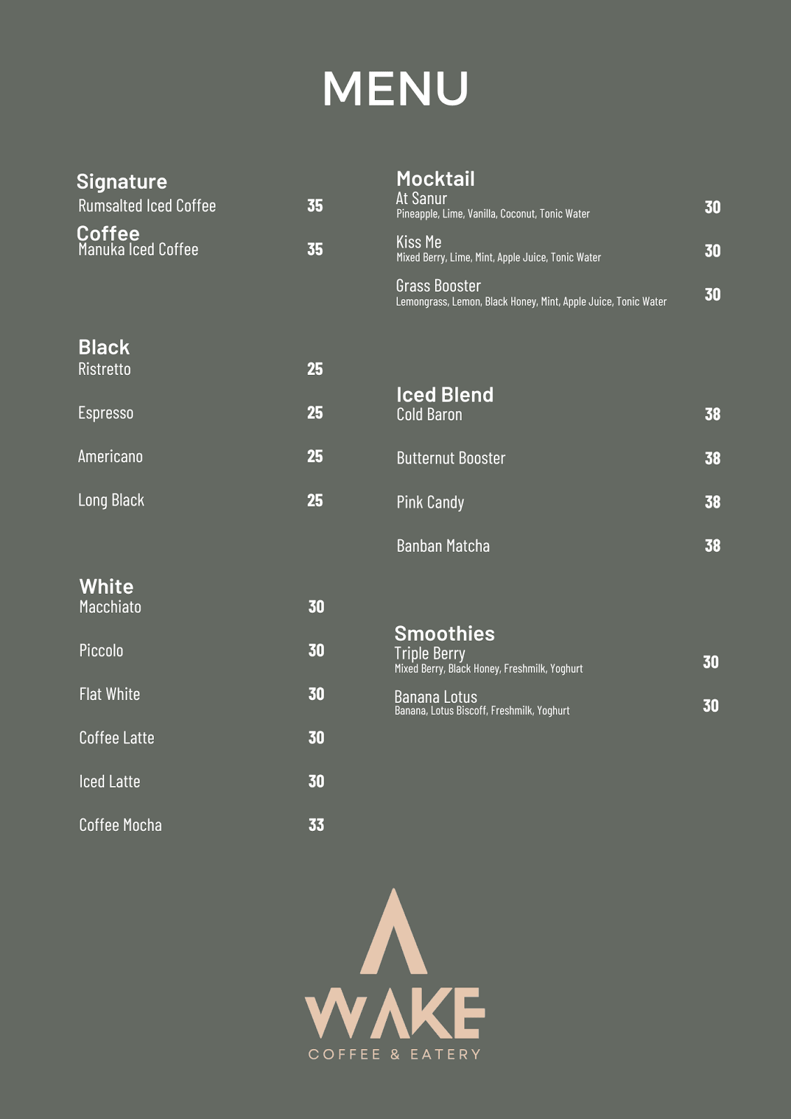 Awake coffee & eatery