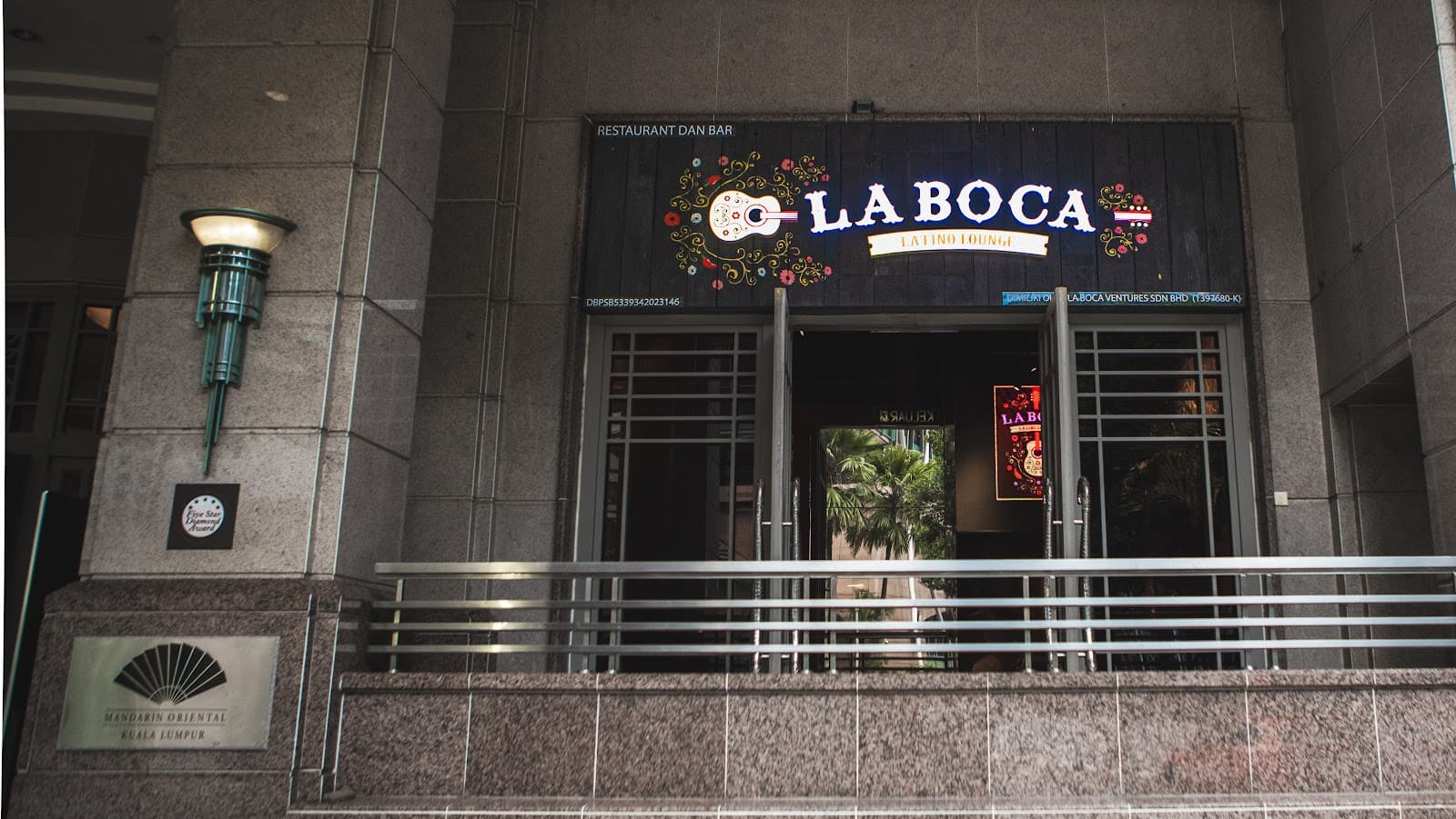La Boca Latino Lounge, Mandarin Oriental Kuala Lumpur