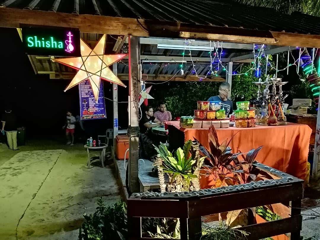 Shisha by beach